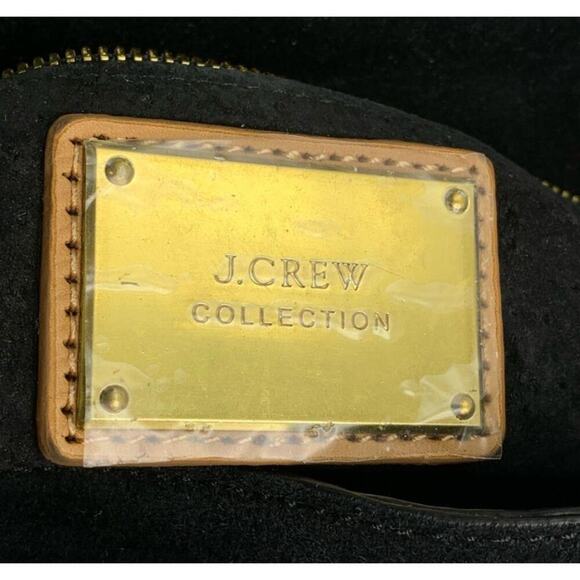 J.Crew Genuine Calf Hair‎ Pony Hair Clutch Burgundy Leather Envelope Bag - Picture 7 of 7